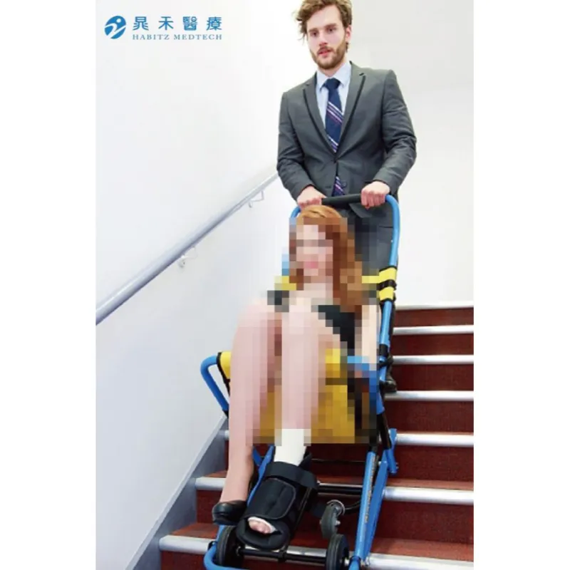 英國 手動爬梯機 逃生搬運滑椅