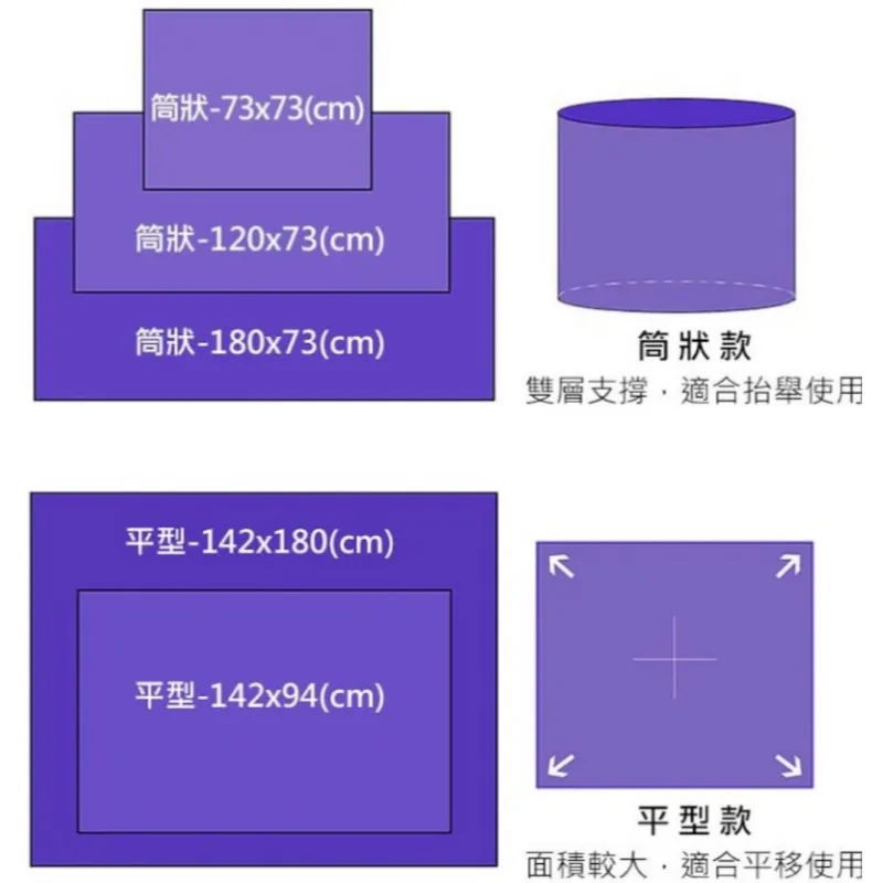 (筒狀型 180 x 73cm ) 移位滑布-【B1BD4516】