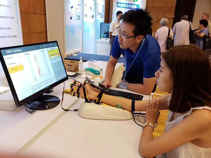 希望之手 (EMG＋VR＋外骨骼動作系統)