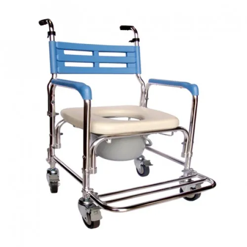 102-W 鋁製附輪便器椅