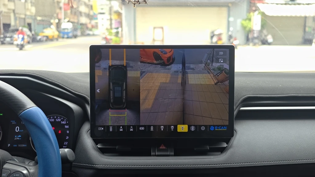 RAV4｜ECAN XP13+360+倒車雷達安裝實績