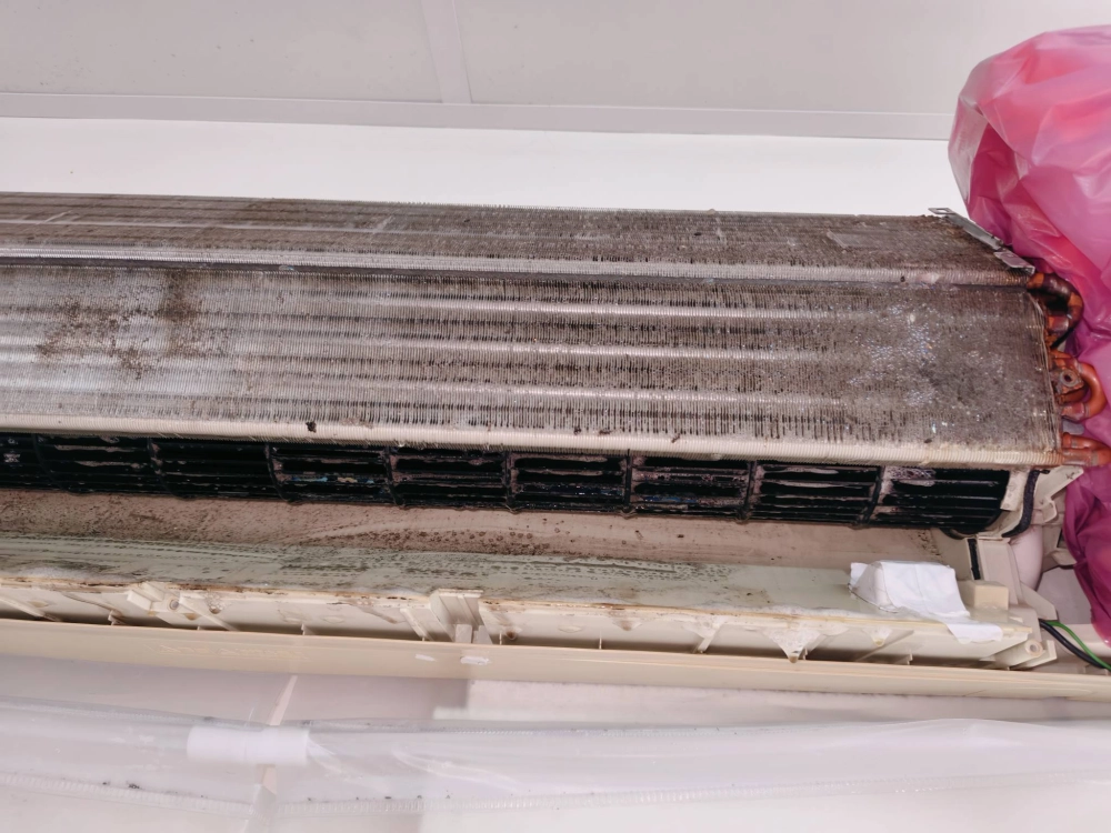 感謝屏東枋寮林先生的早上預約 做了5臺國際牌冷氣清洗預約 6間房間除塵蟎