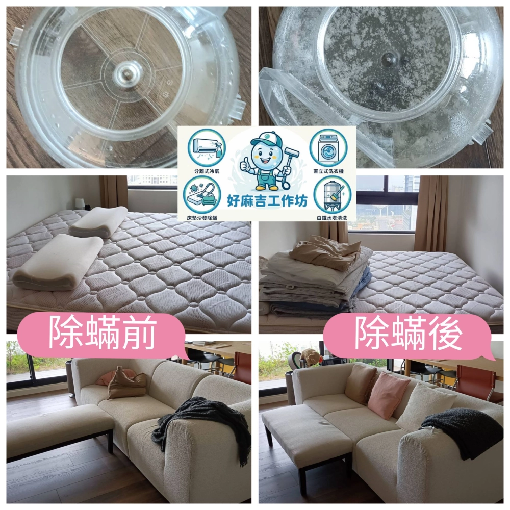 感謝前鎮區簡先生的預約 做了1房1廳的除塵蟎服務
