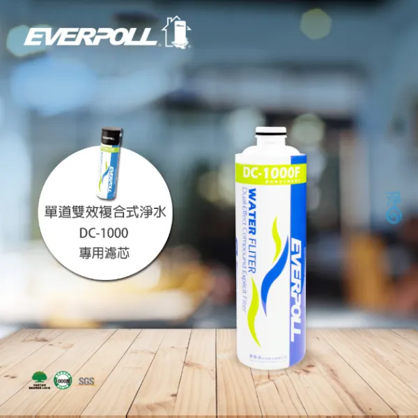  【EVerpoll】DC-1000F 雙效複合式淨水器濾芯