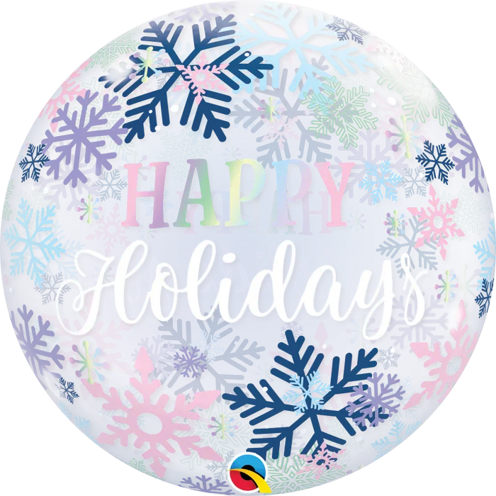 22吋泡泡球 雪花假期