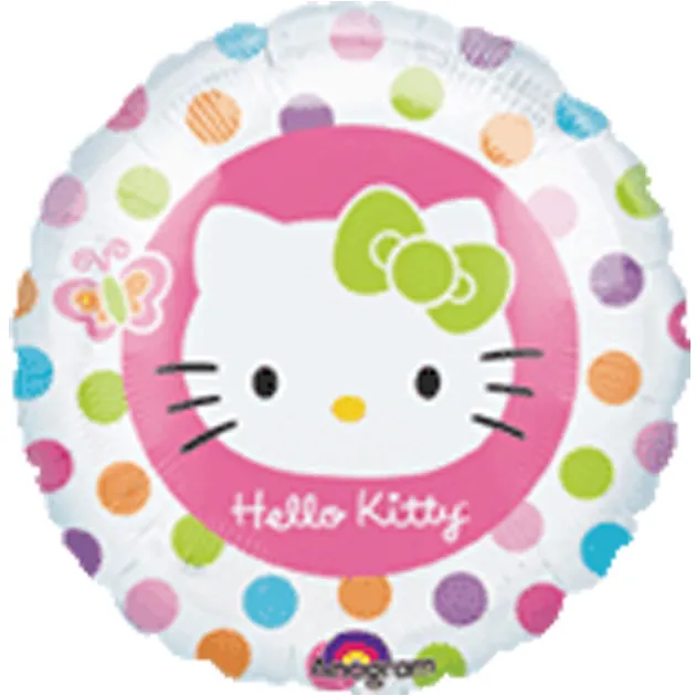 18吋 七彩圓點KITTY