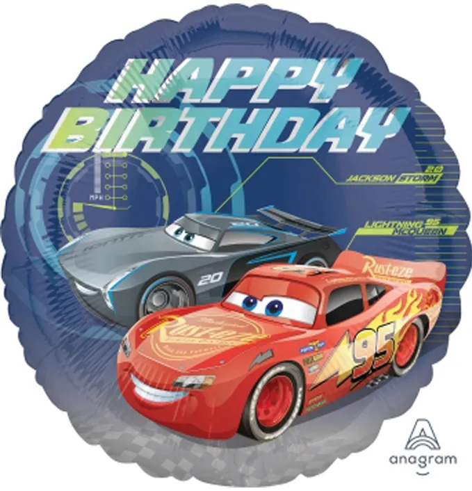  18吋 汽車總動員 生日快樂