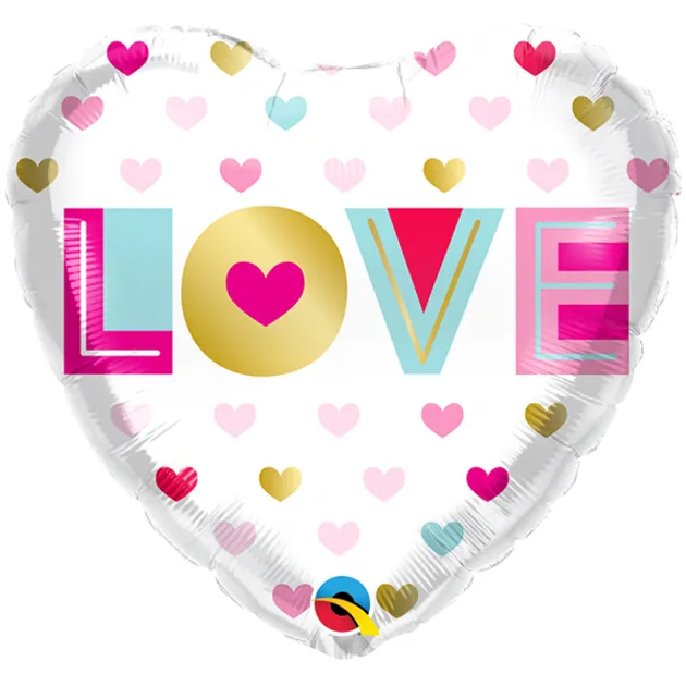 18吋 繽紛幾何LOVE YOU