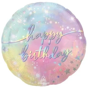 18吋 彩虹鑽石的生日祝福