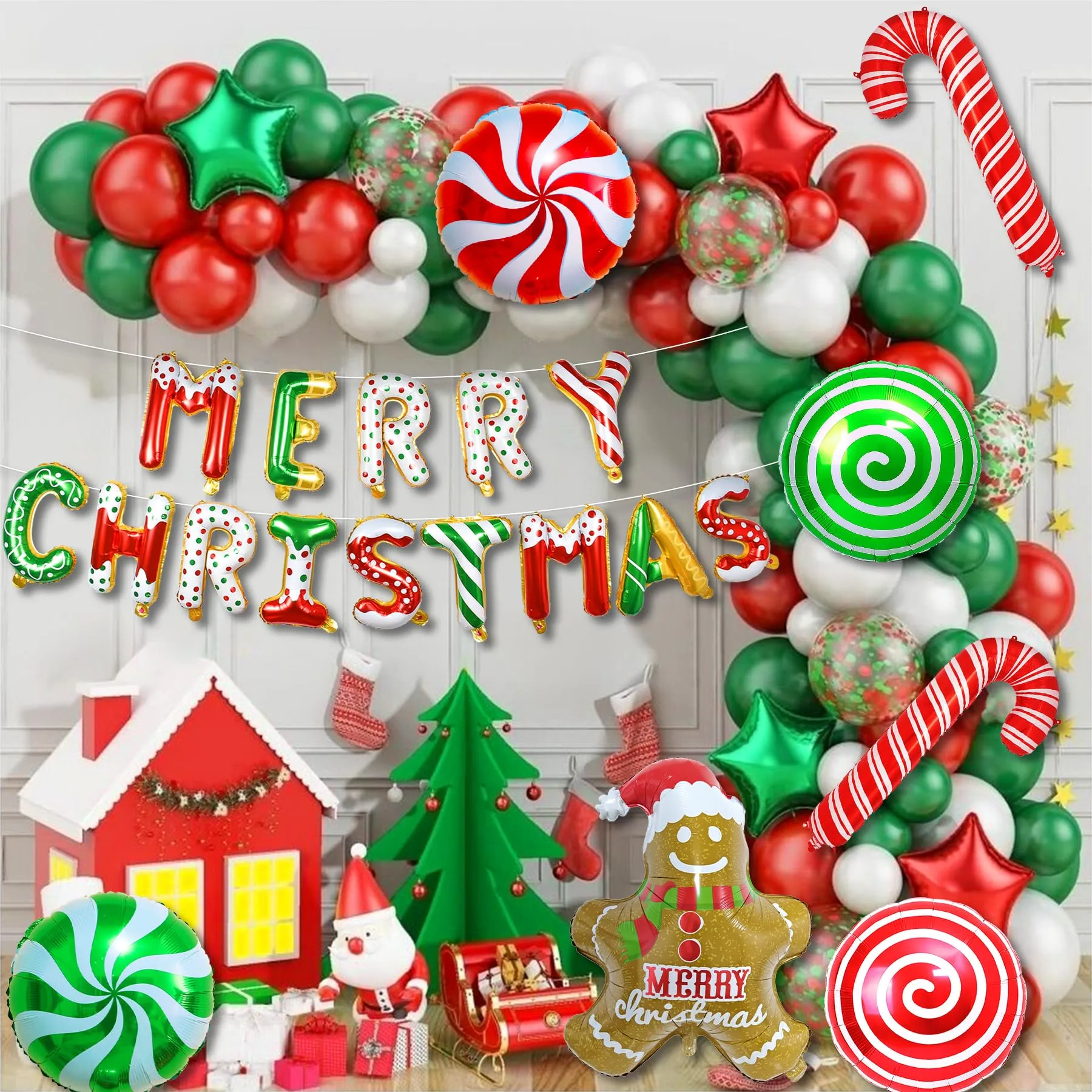 16吋聖誕快樂字母氣球