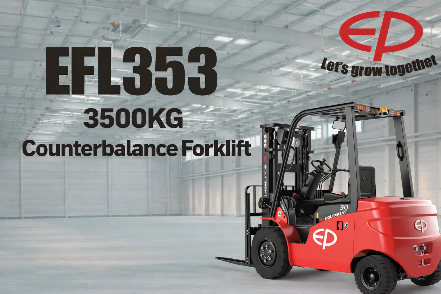 3.5噸電動平衡重式堆高機