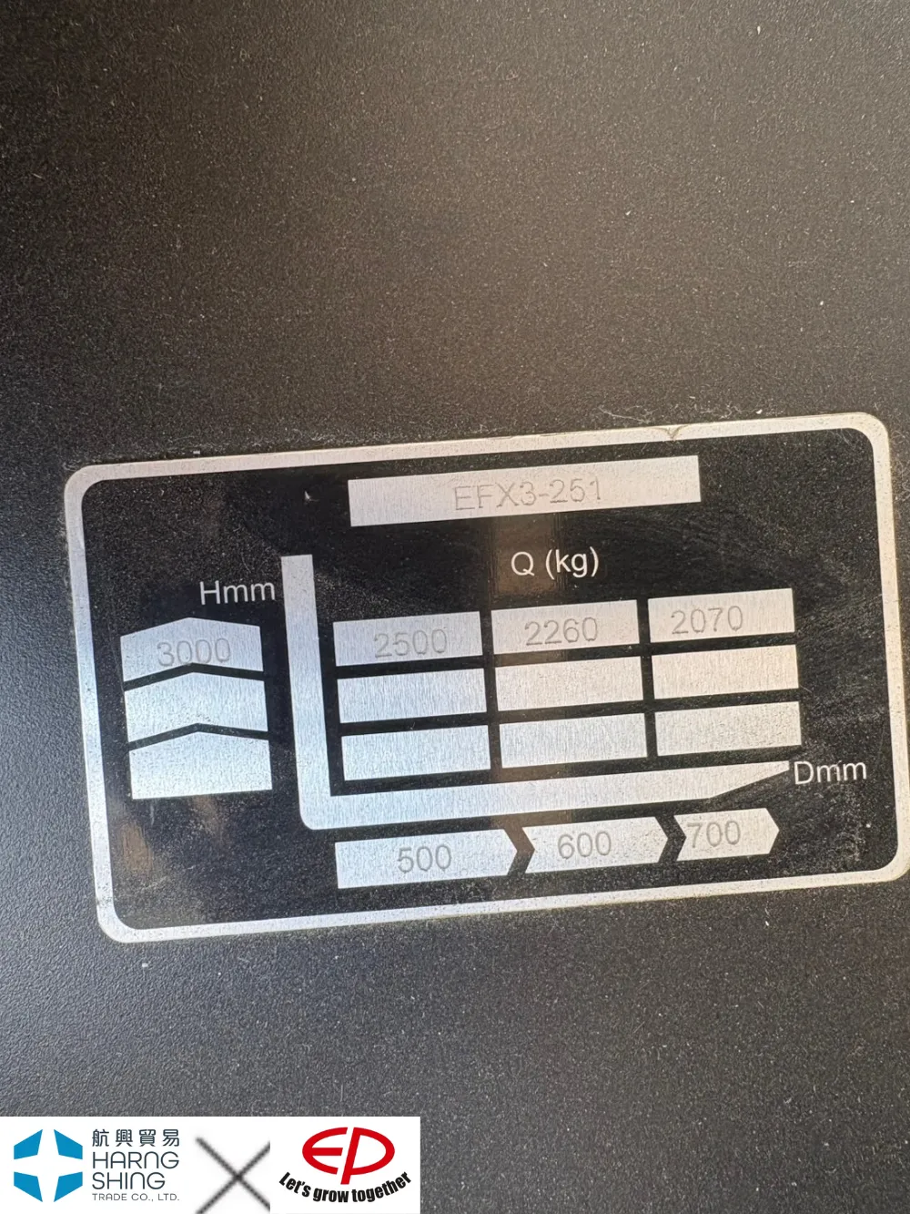 2.5噸  電動平衡重式堆高機  