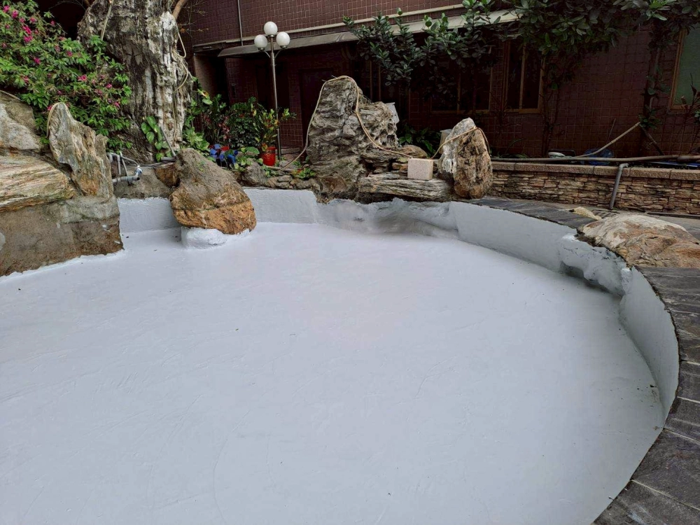 景觀魚池抗負壓防水