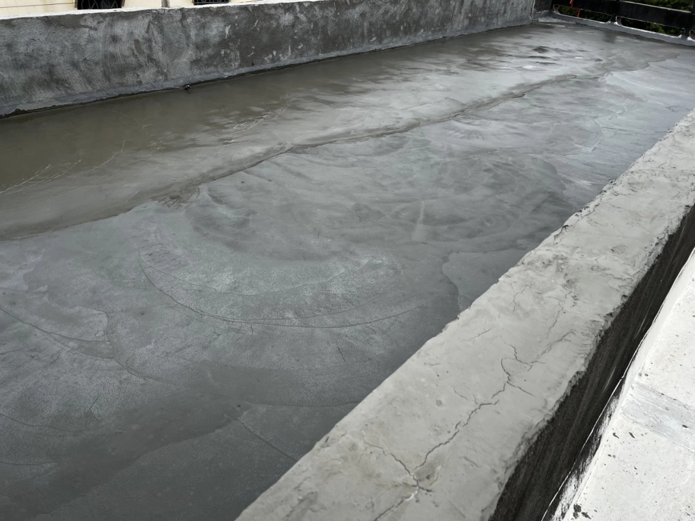 沙漿整地覆蓋防水層