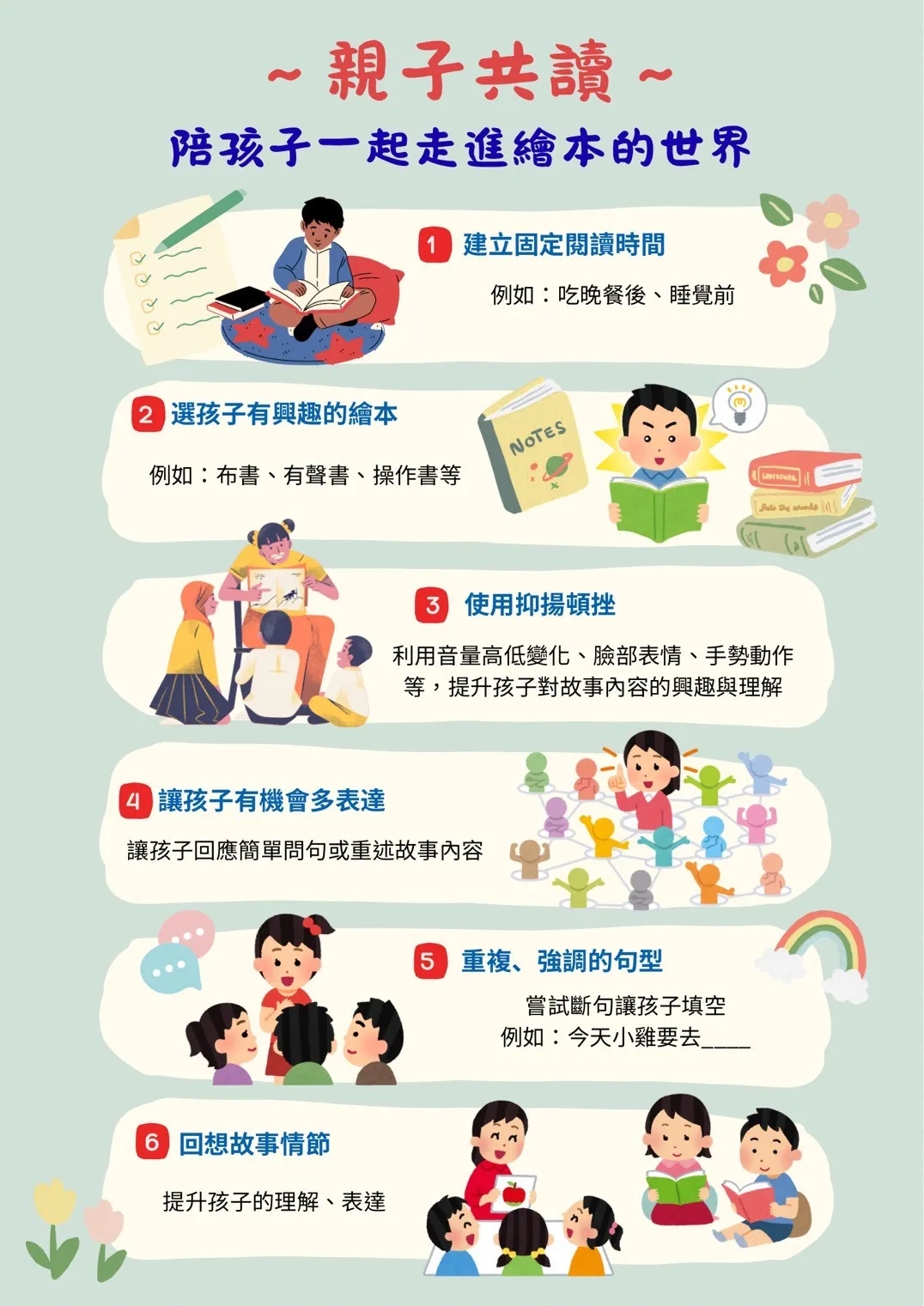 親子共讀-陪孩子一起走進繪本的世界