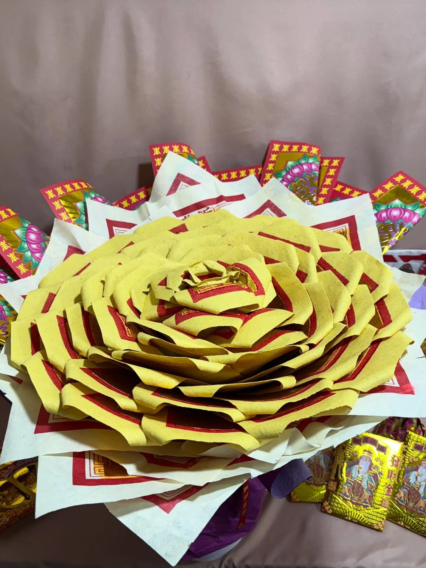 客訂神明花祝壽花束