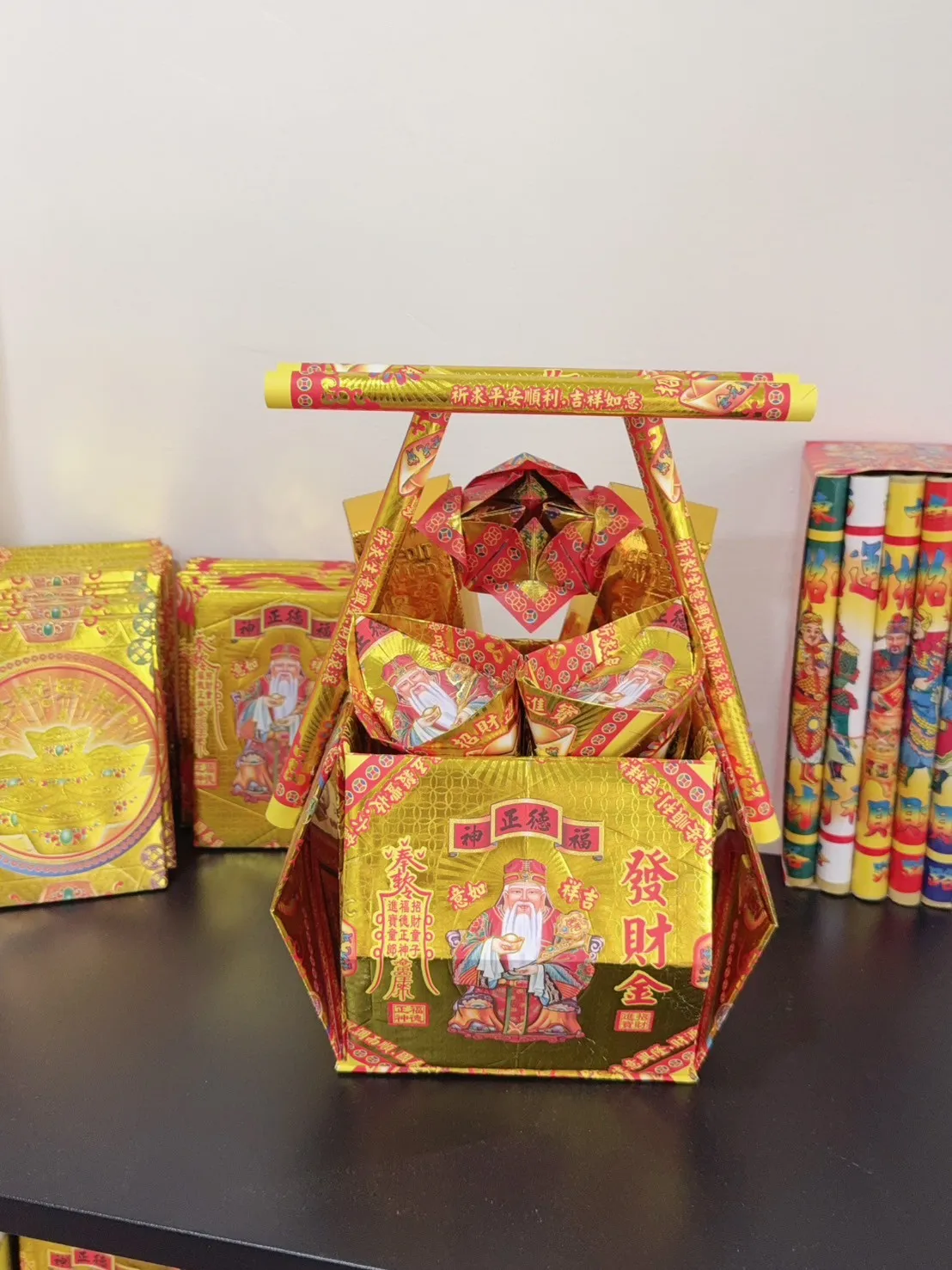 精緻立體提籃金紙｜發財金款