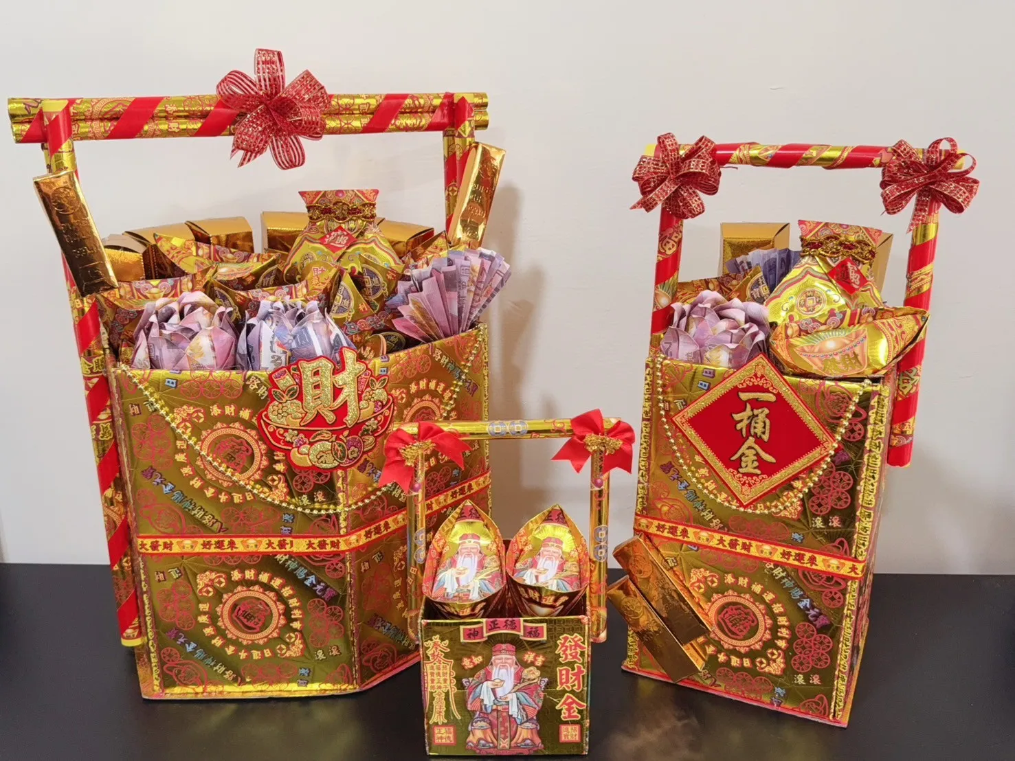 豪華提籃金紙組｜祭祀送禮款