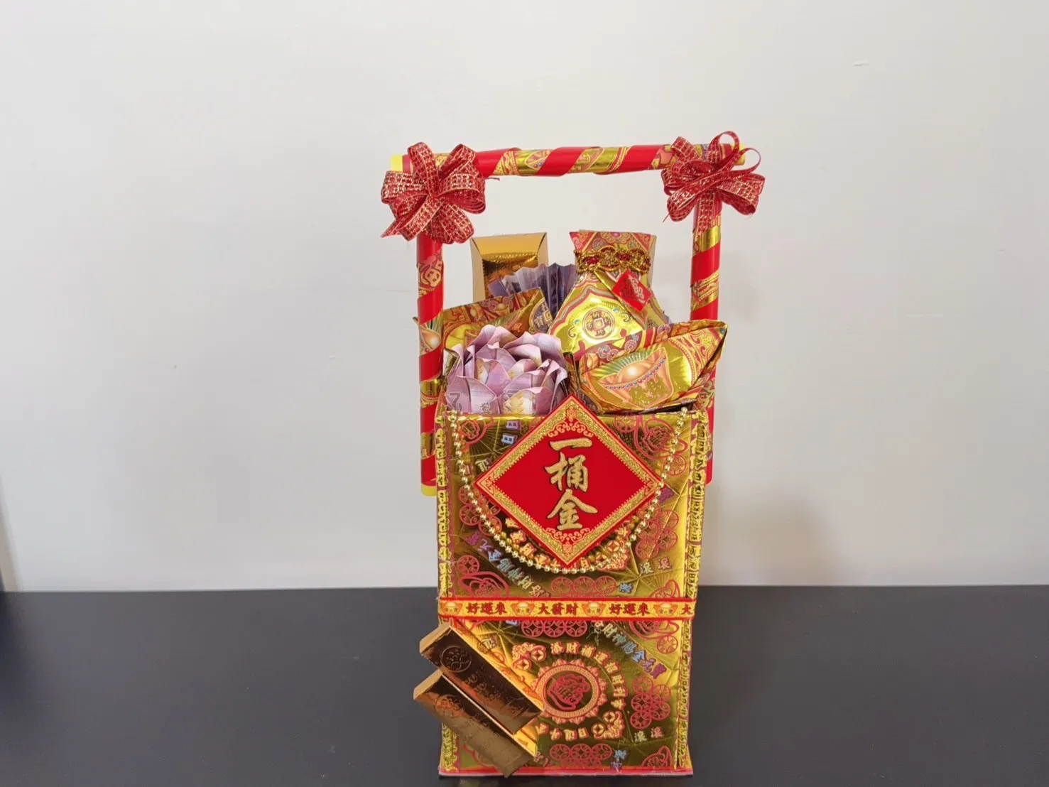 傳統立體提籃金紙｜敬神祈福款