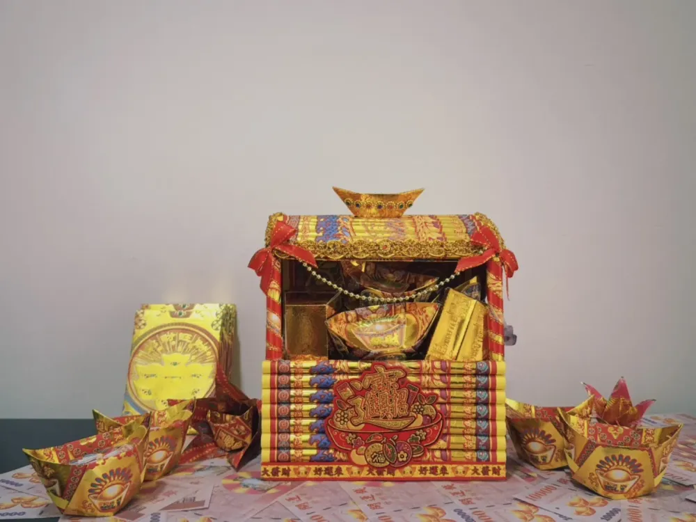 高級立體提籃金紙｜財