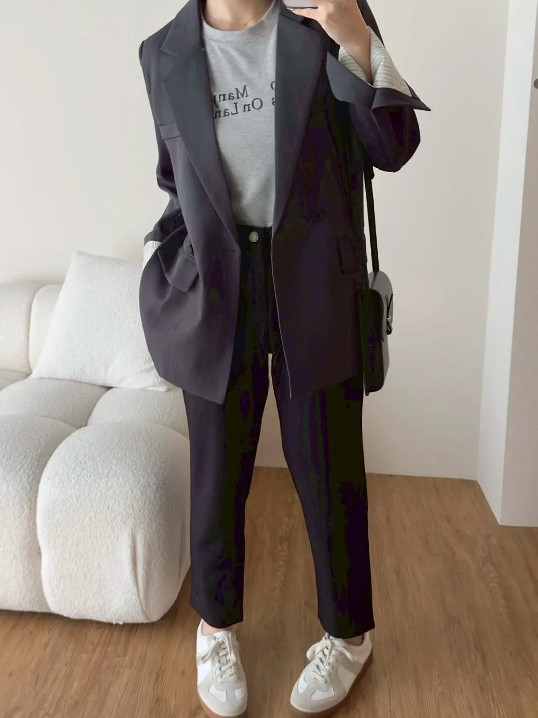西裝小腳長褲