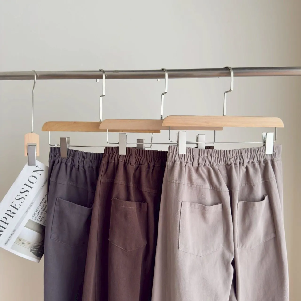 洗水斜紋牛仔長褲