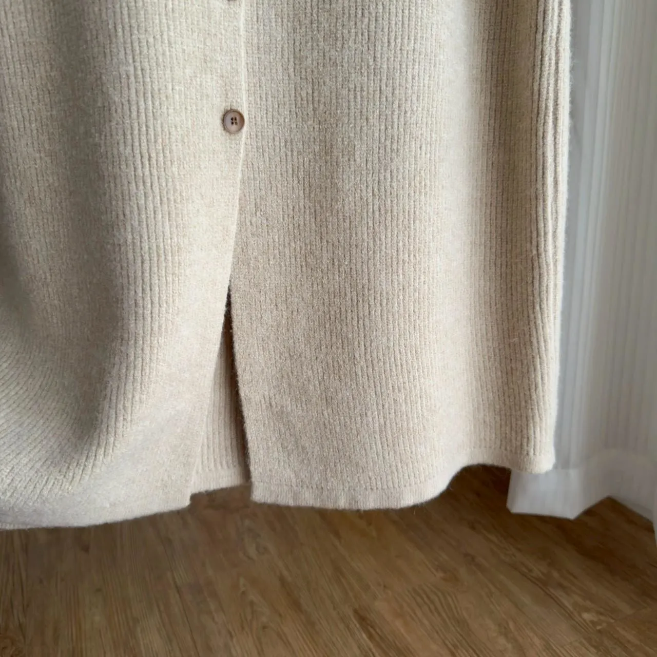 毛料排釦背心長洋