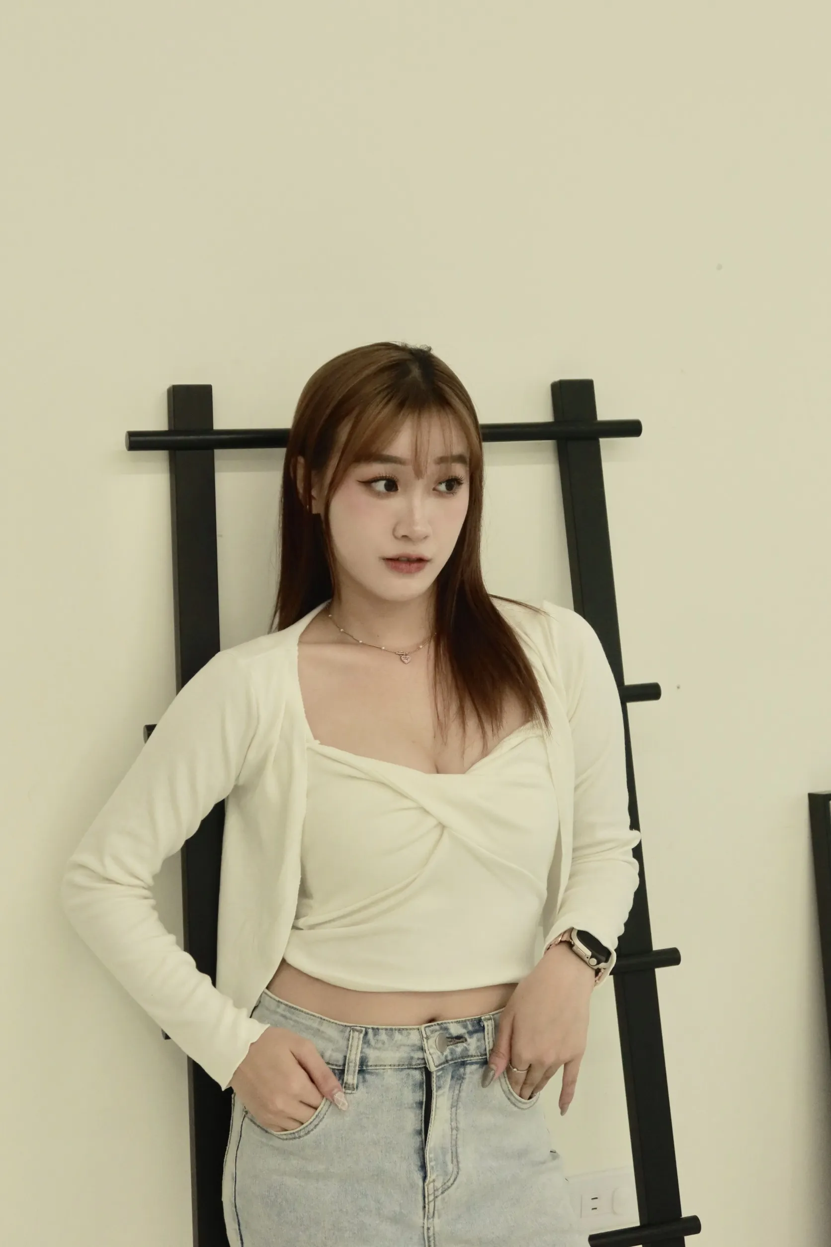 正韓性感扭結套裝