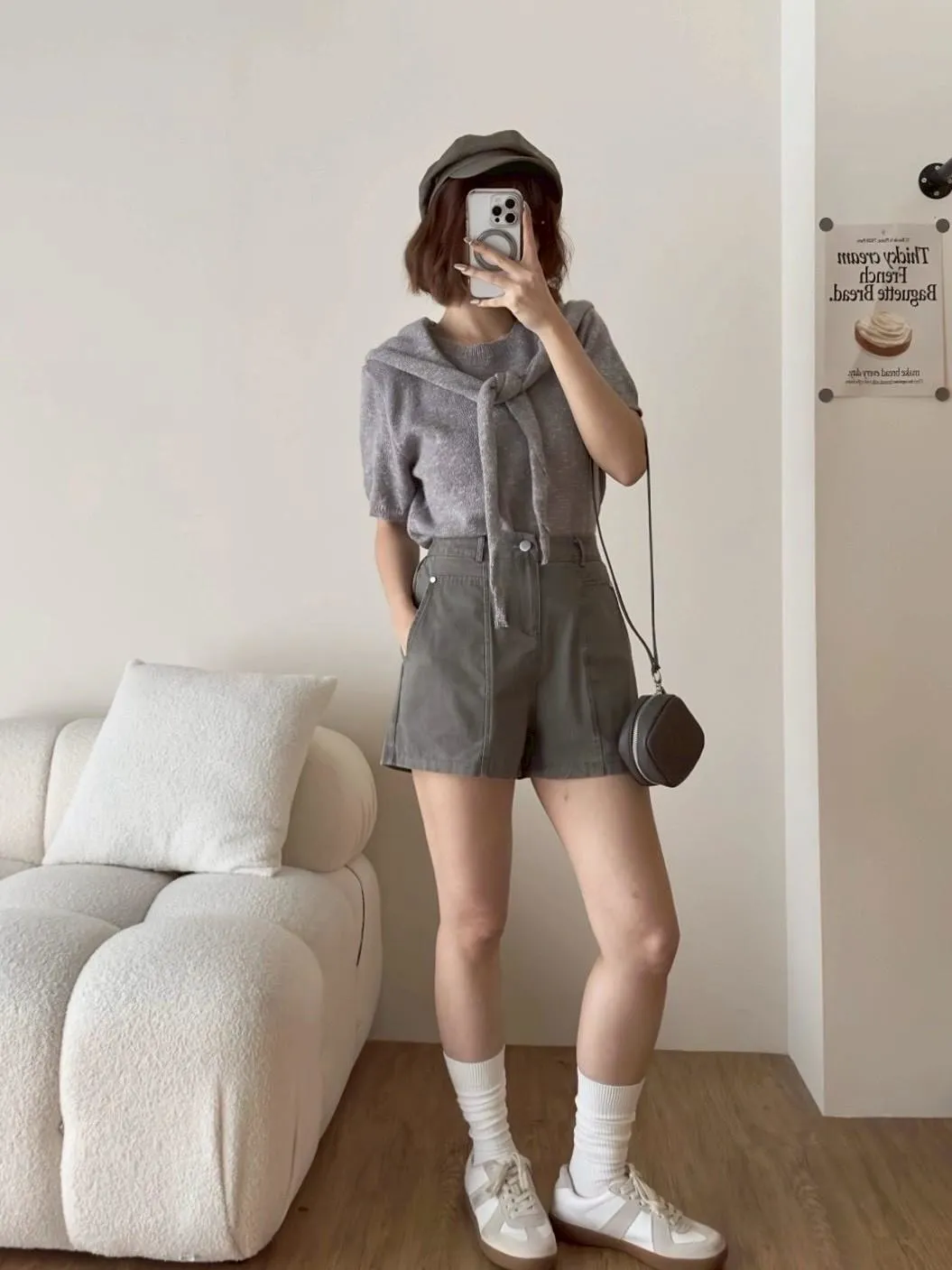 洗水牛仔短褲