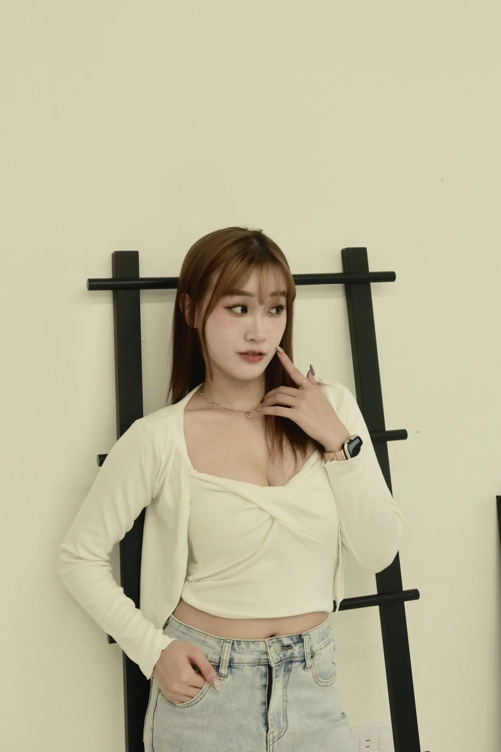 正韓性感扭結套裝