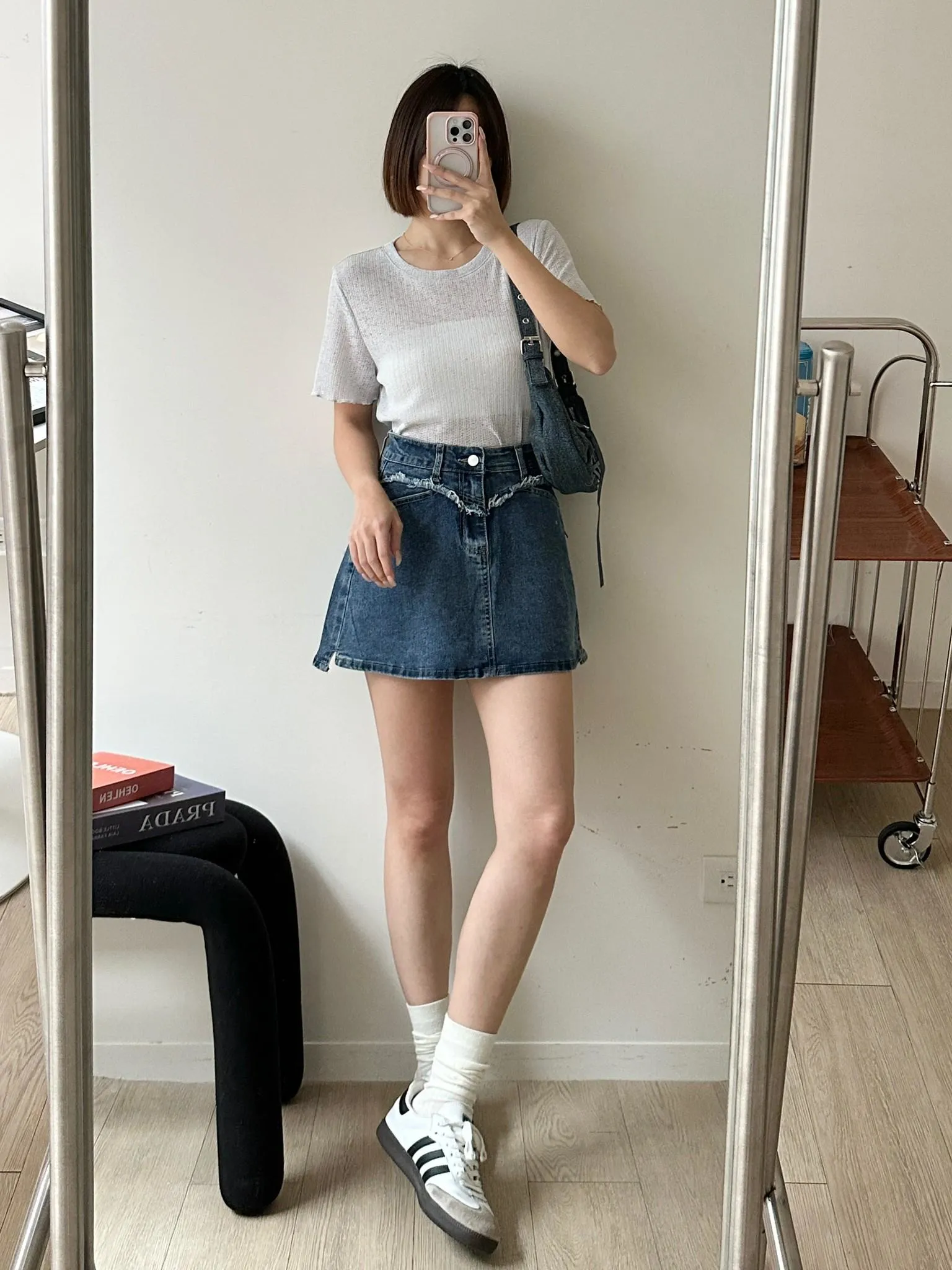 雜紗混點上衣T