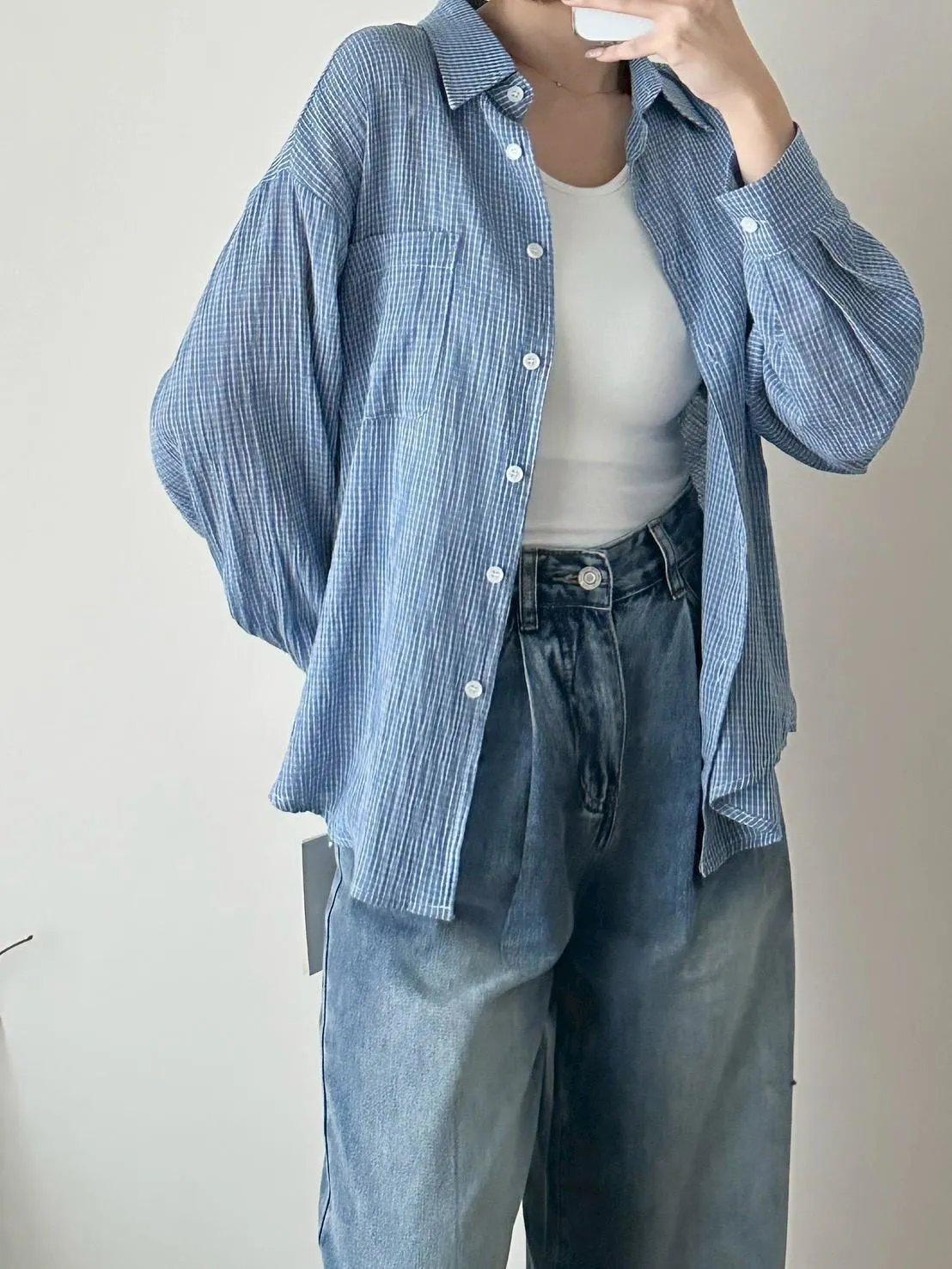 細格襯衫