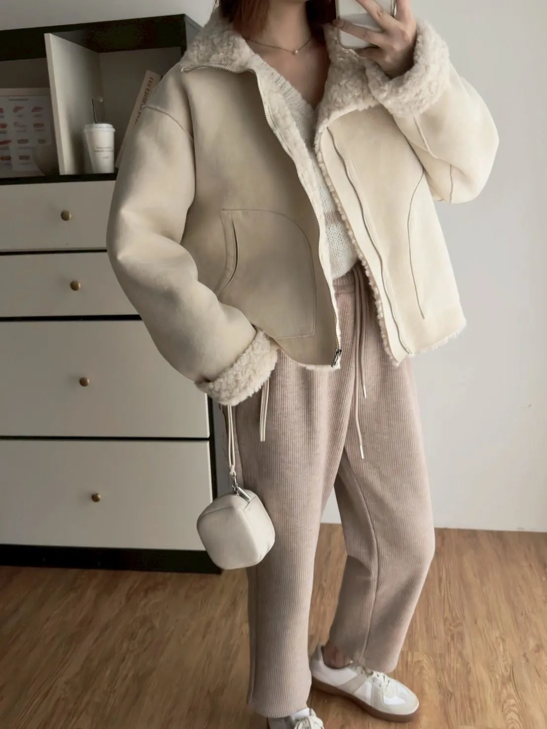 麂皮內QQ毛外套