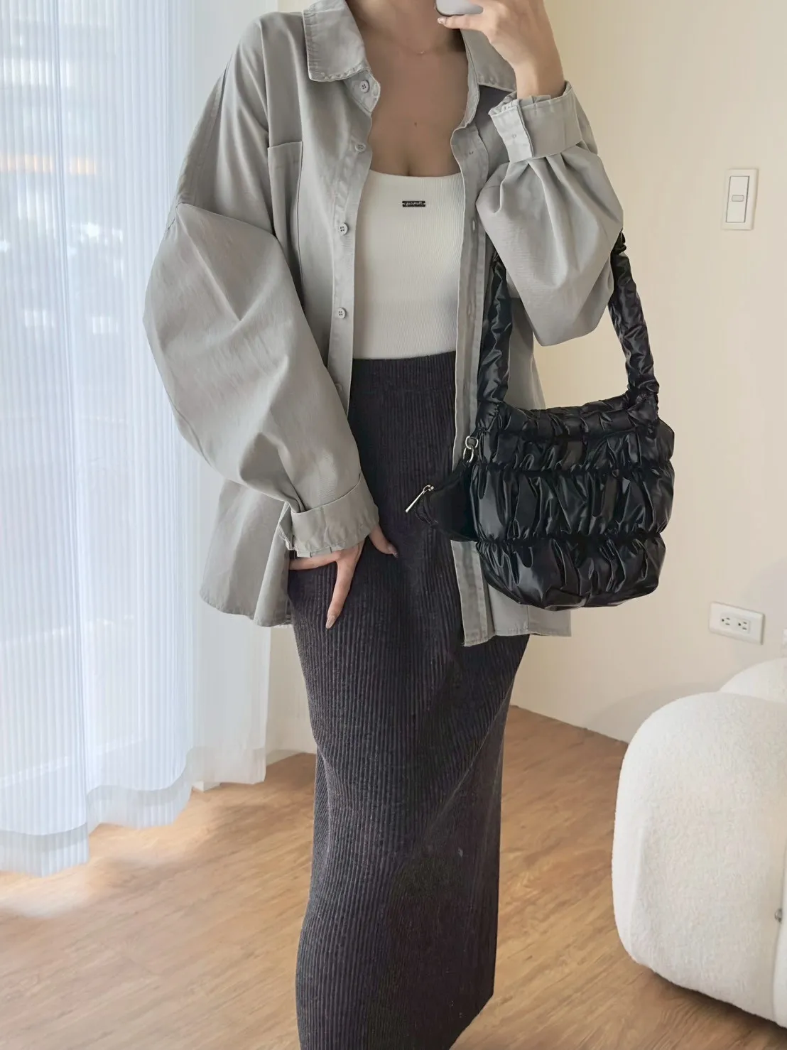 斜紋洗水牛仔襯衫