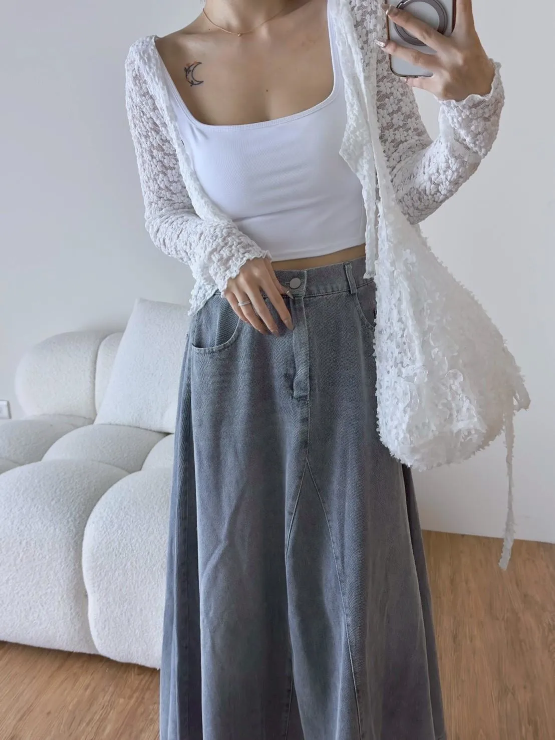 提花蕾絲小外套