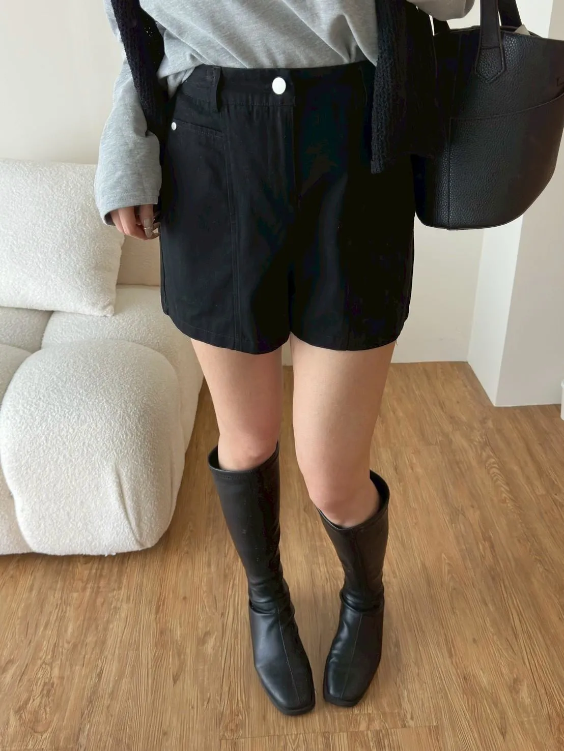 洗水牛仔短褲