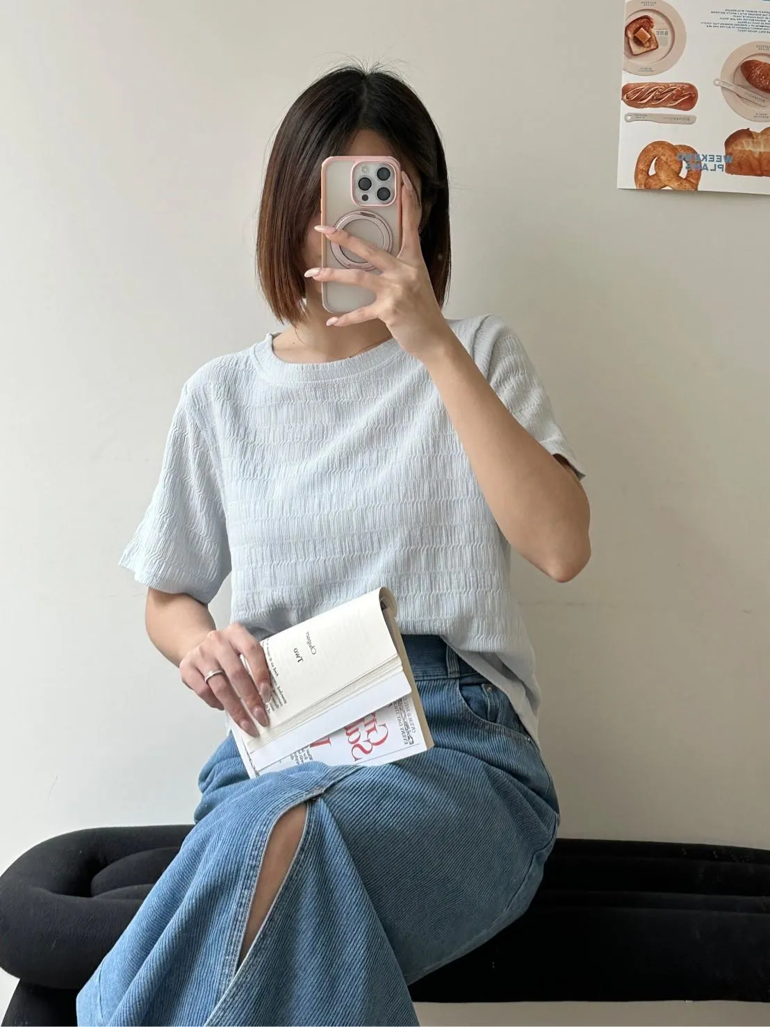 波浪紋T上衣