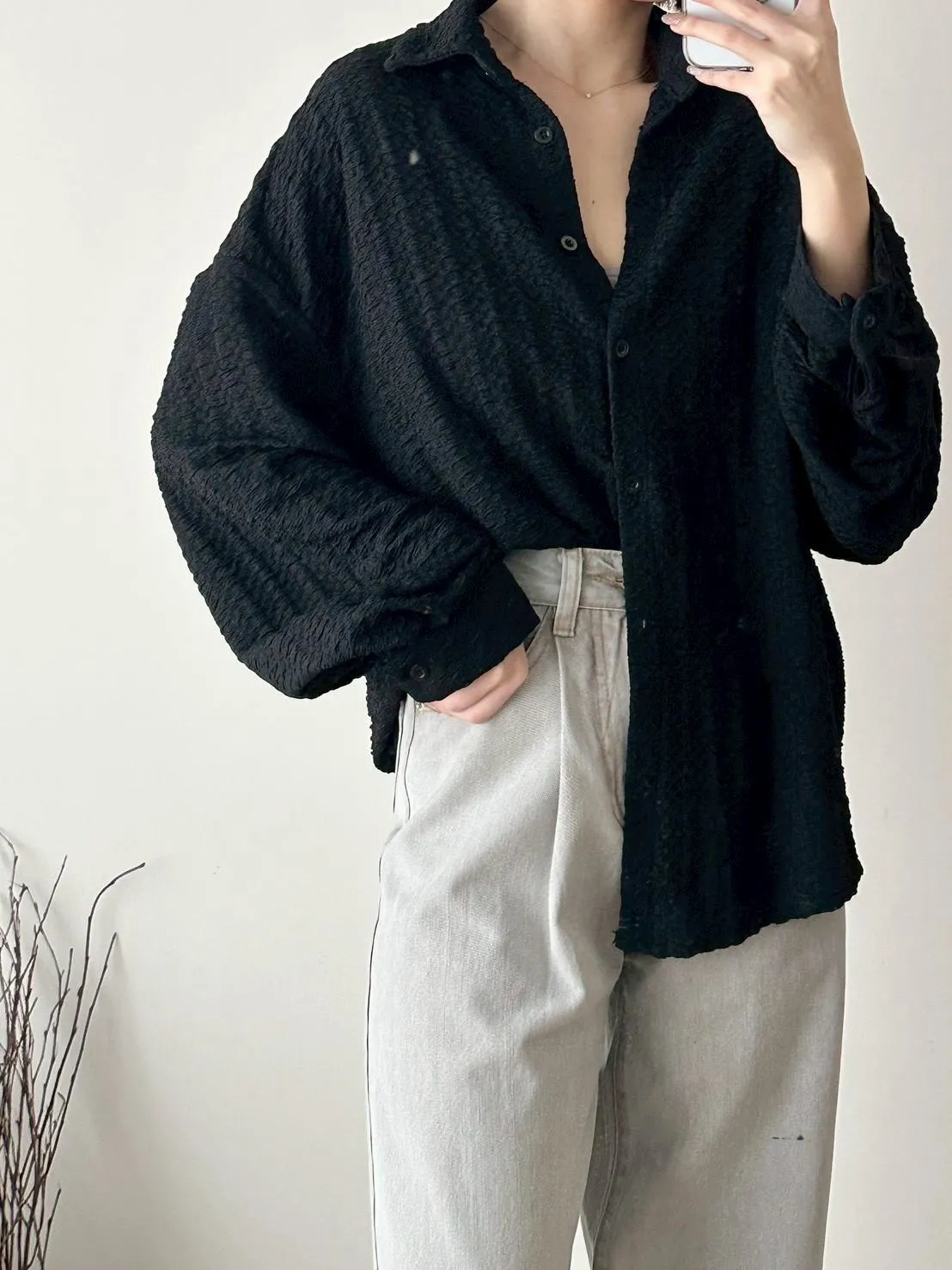 泡泡襯衫