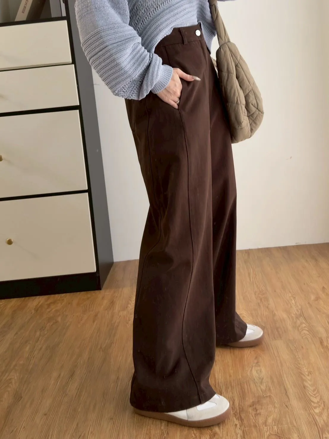 洗水斜紋牛仔長褲