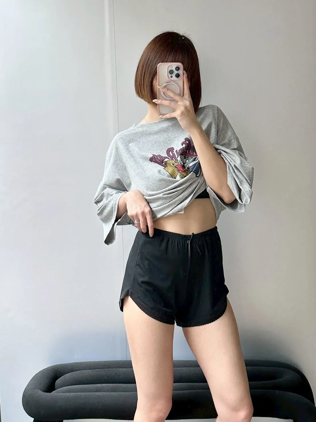 小蝴蝶結安全內搭短褲