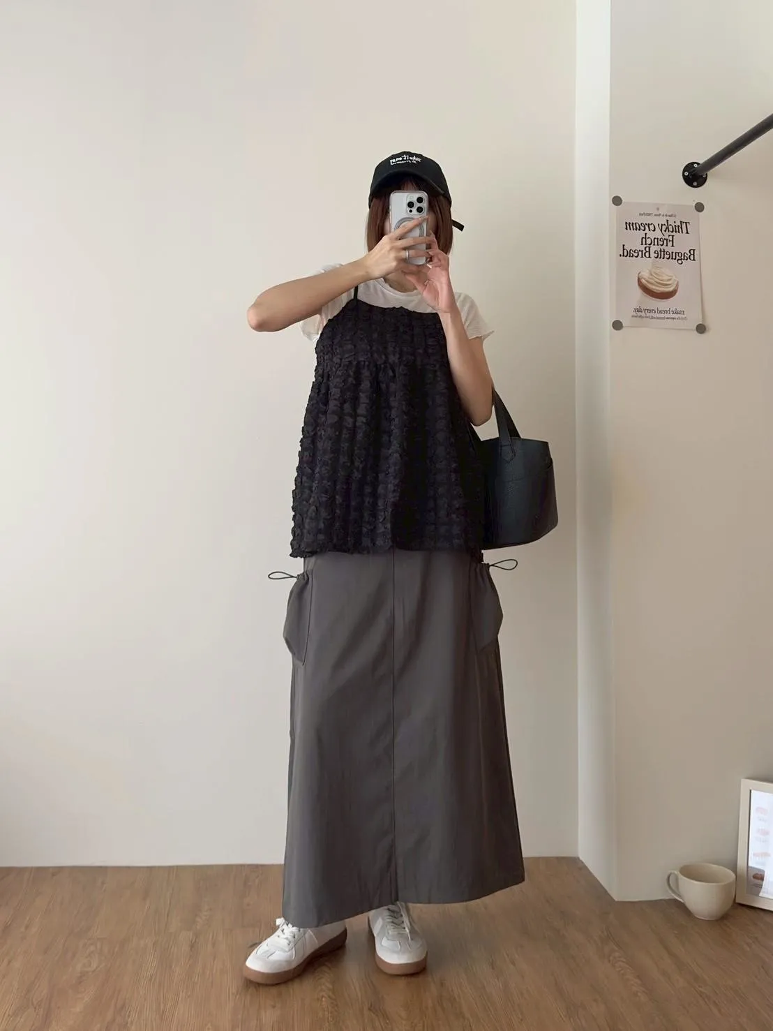 立體泡泡肌里紋背心