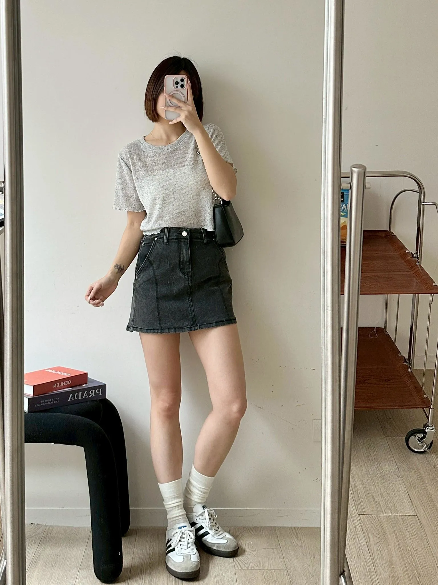 雜紗混點上衣T