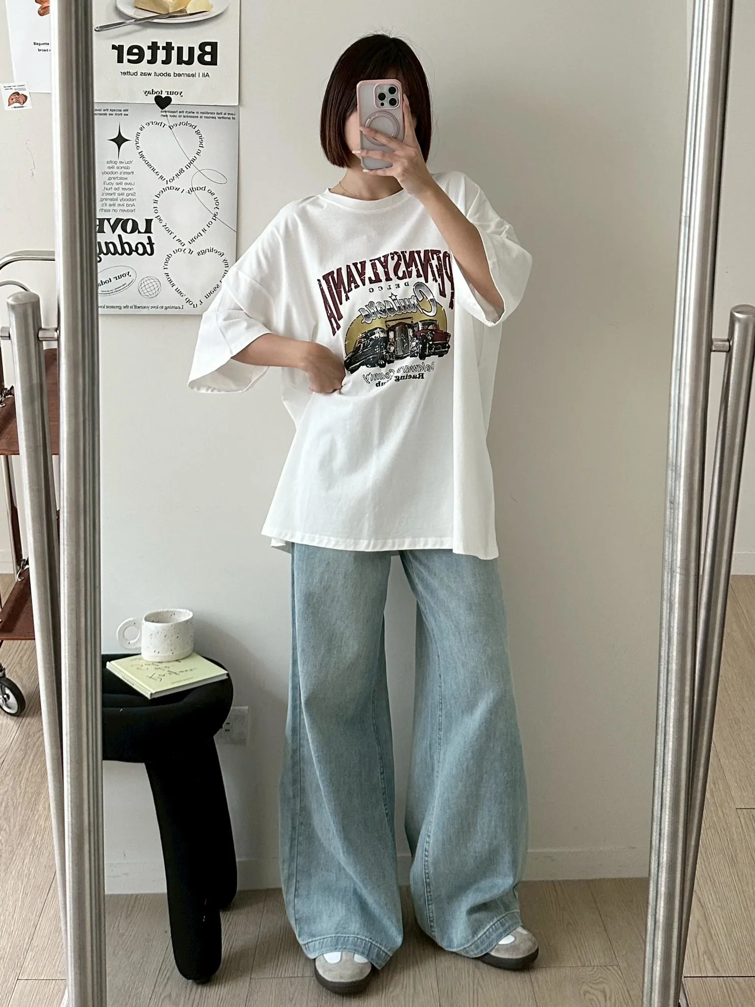 韓風早春美式汽車大T