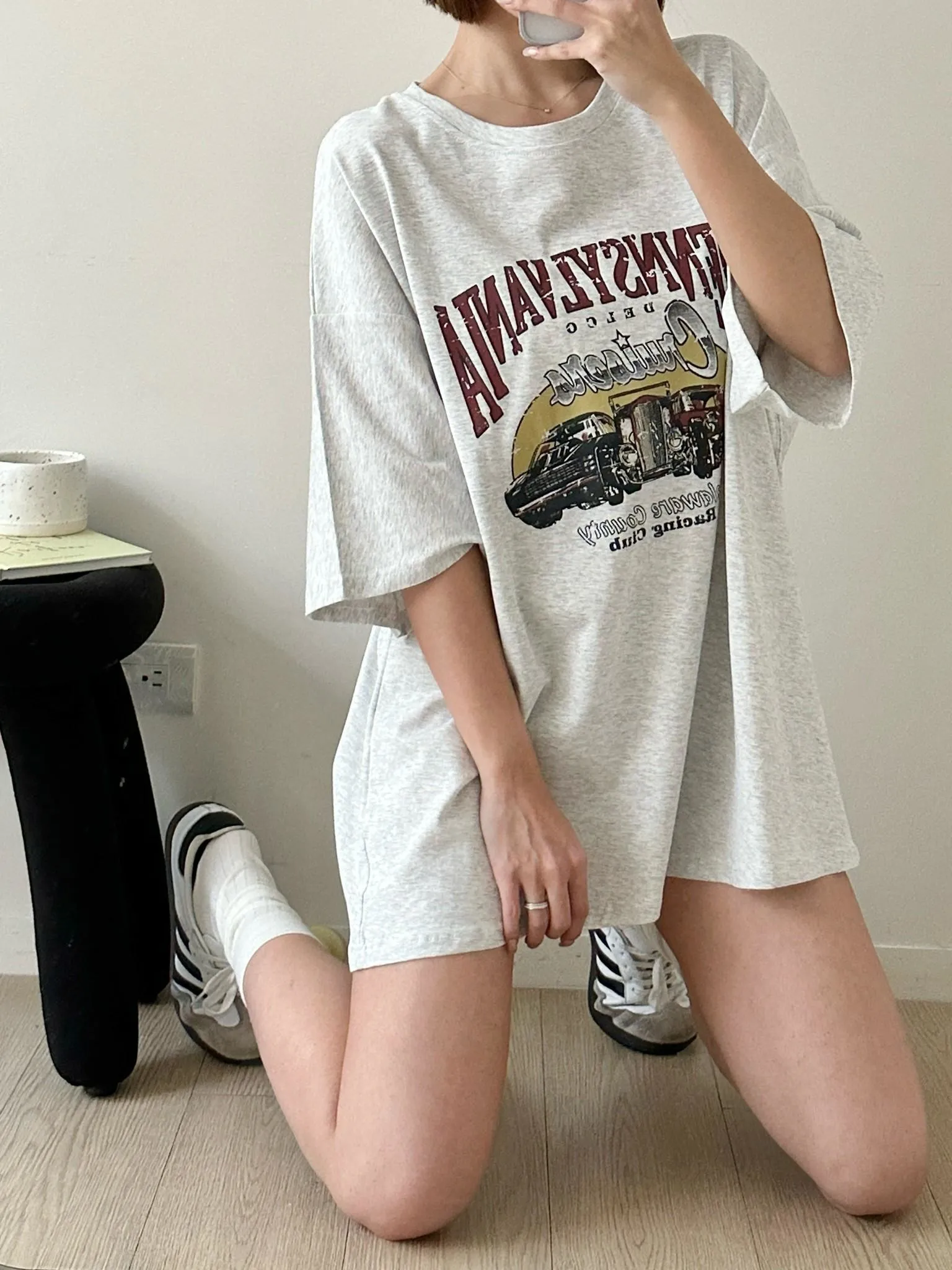韓風早春美式汽車大T