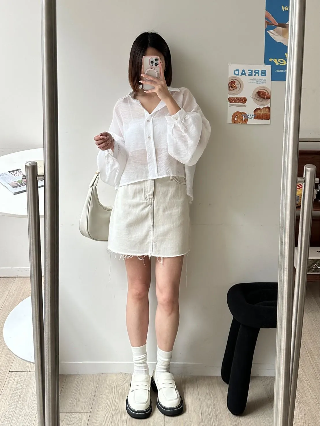腰鬚鬚車線短裙