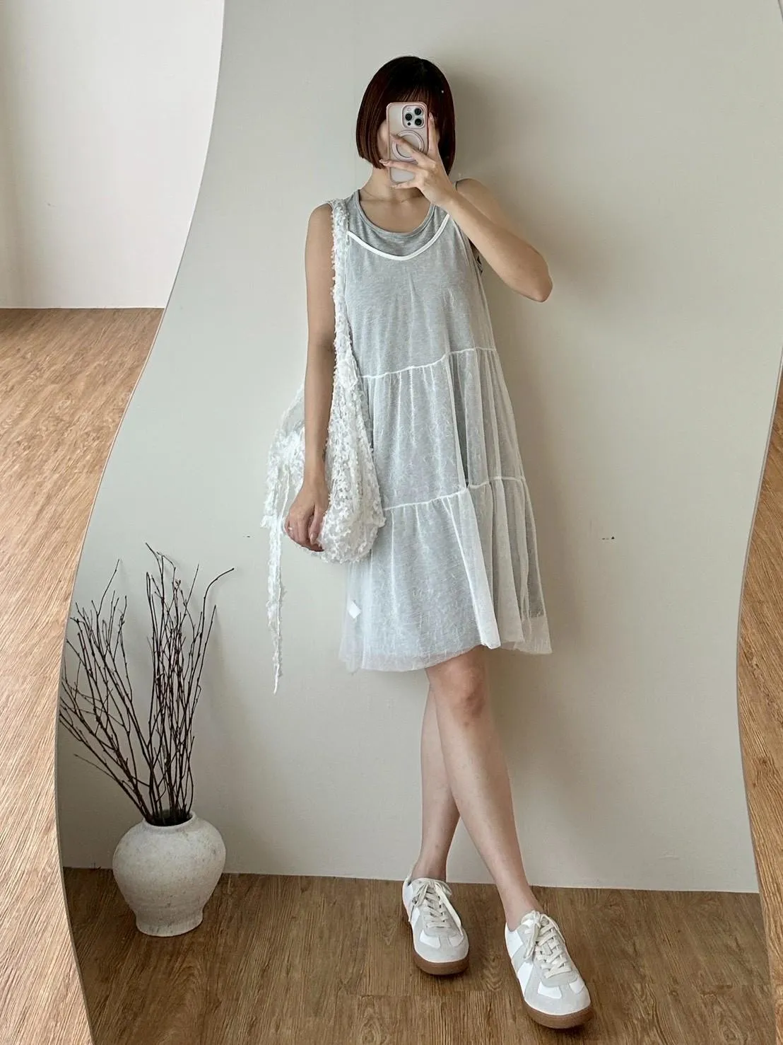 真兩件蛋糕短洋裝