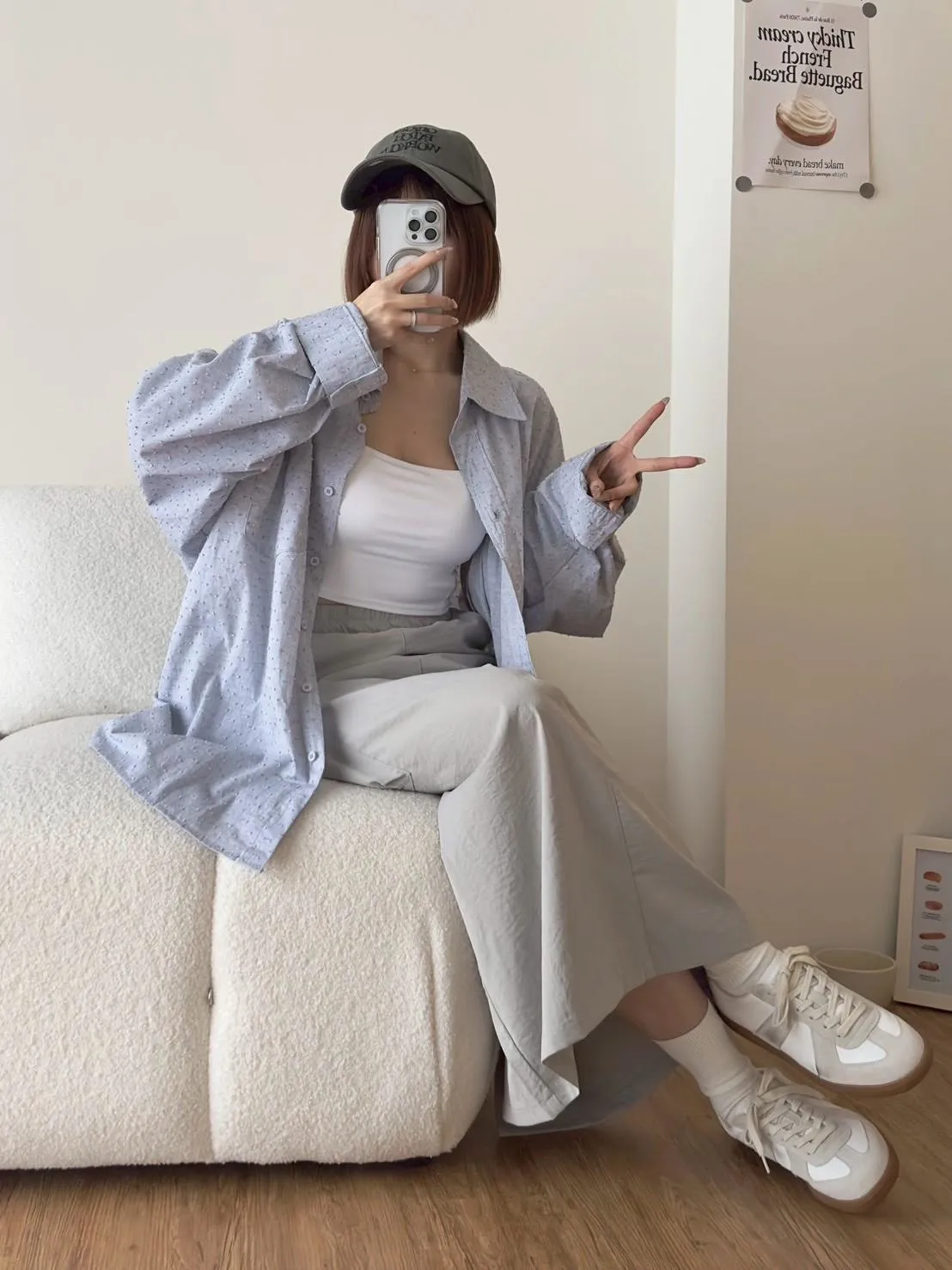 蝴蝶結疙瘩襯衫