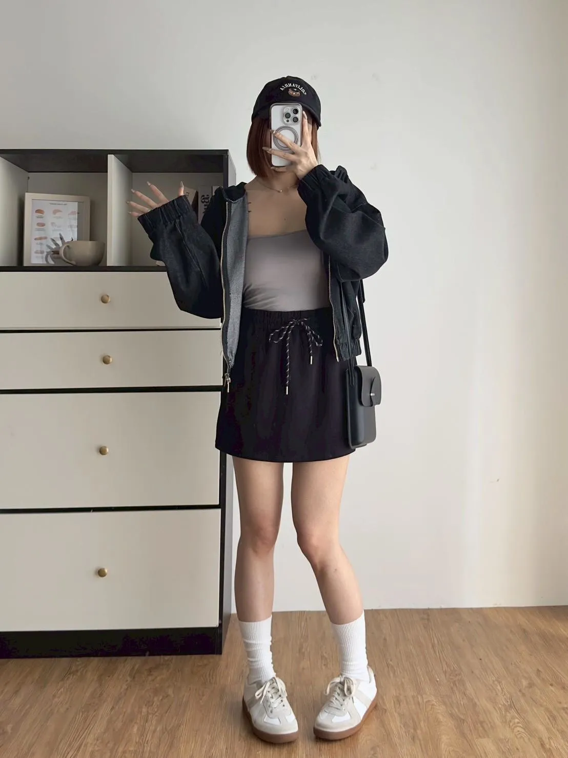 牛仔連帽拉鍊外套