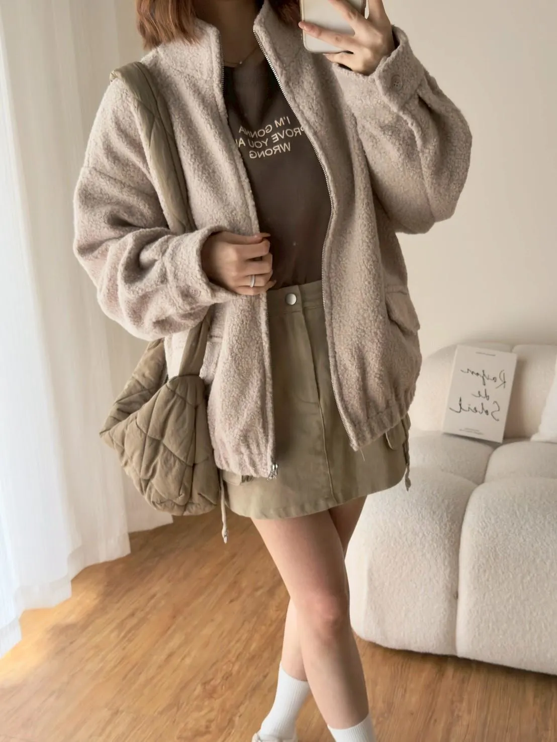 質感毛料面料外套