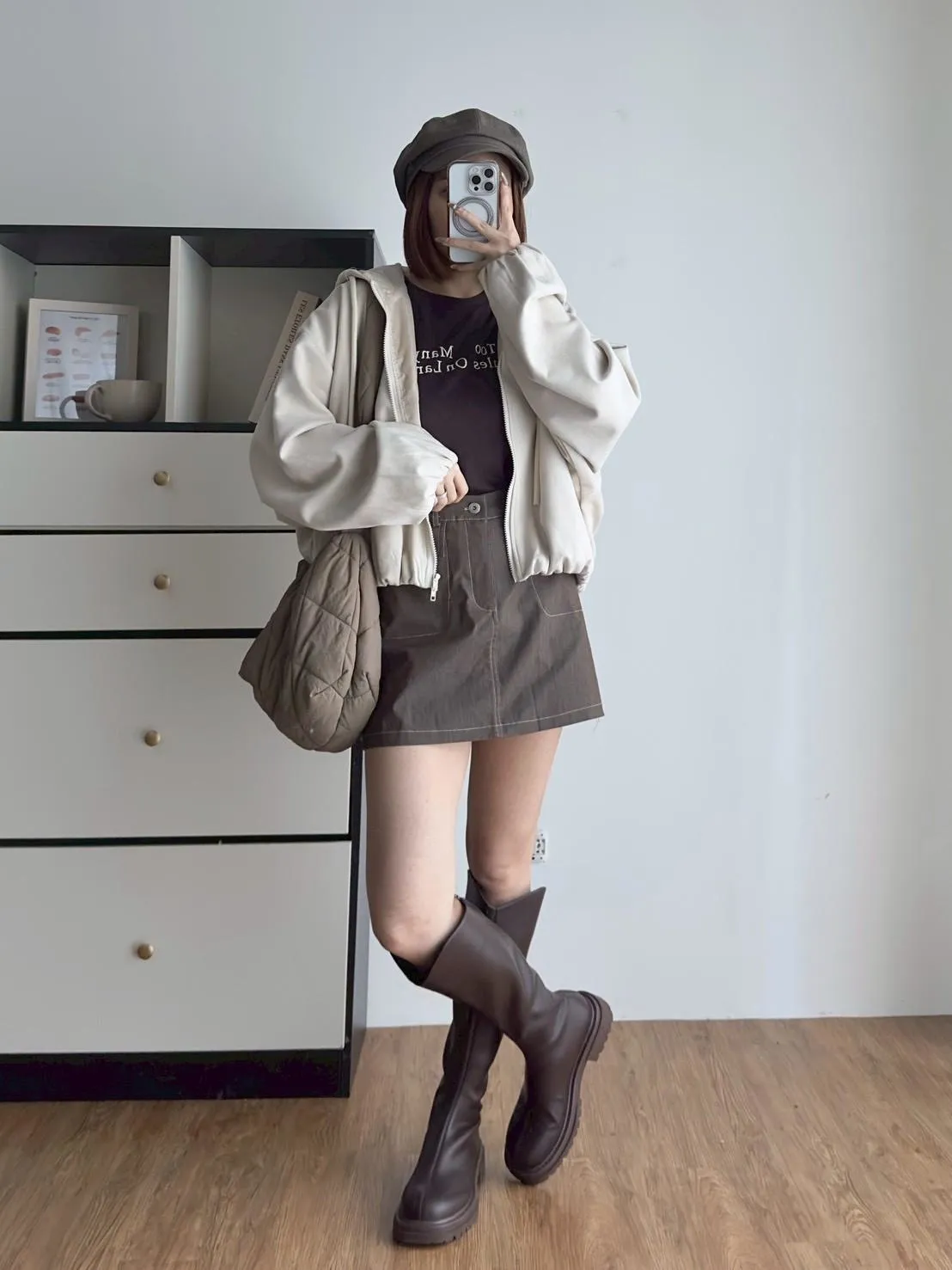 磨毛連帽拉鍊外套